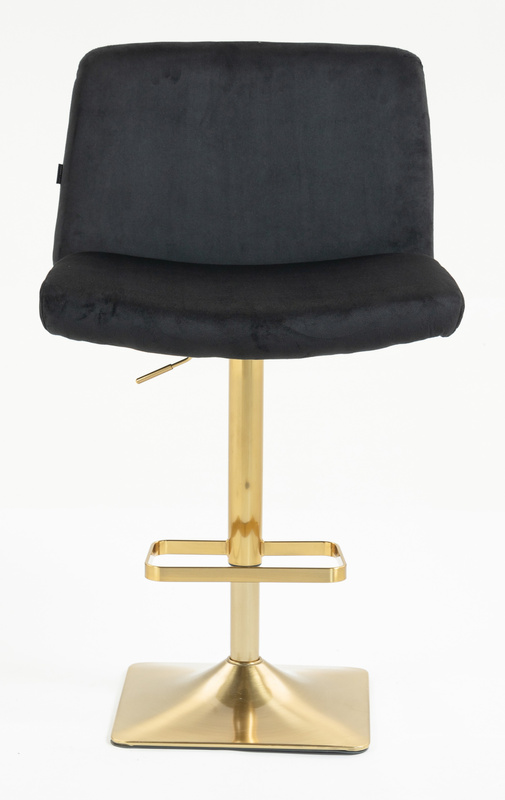 HOKER HR150KW CZARNY WELUR ZŁOTA PODSTAWA