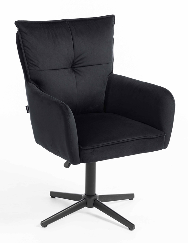 HOKER HR250CROSS CZARNY WELUR  CZARNA PODSTAWA