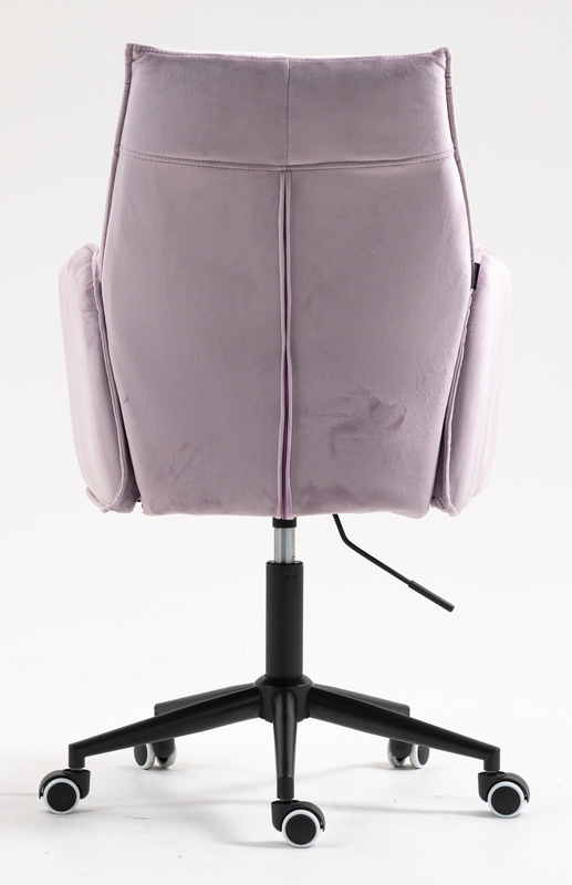 FOTEL HR280K WRZOSOWY WELUR CZARNA PODSTAWA