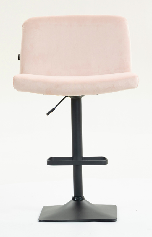 HOKER HR150KW PUDROWY RÓŻ WELUR CZARNA PODSTAWA