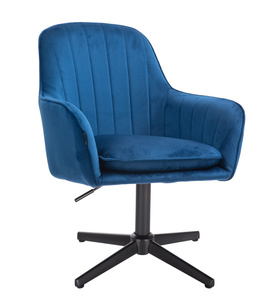 FOTEL HR2022CROSS CIEMNE MORZE CZARNA PODSTAWA