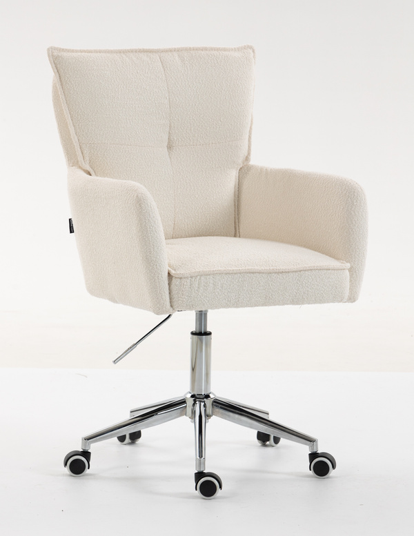 HOKER HR250K KREMOWY BARANEK CHROMOWANA PODSTAWA