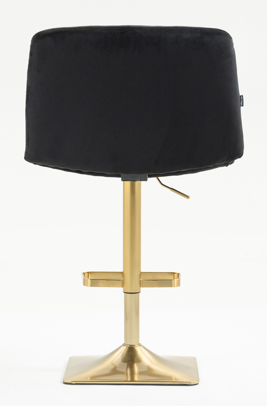 HOKER HR150KW CZARNY WELUR ZŁOTA PODSTAWA