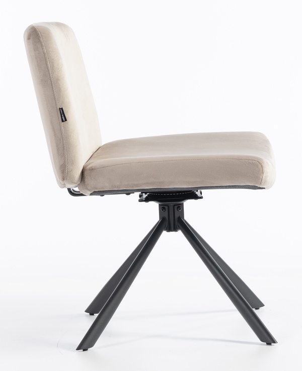 HOKER HR150 PAJĄK LATTE WELUR CZARNA PODSTAWA