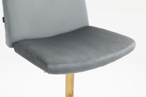 HOKER HR150KW GRAFITOWY WELUR ZŁOTA PODSTAWA