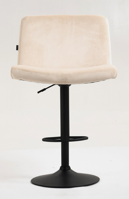 HOKER HR150W KREMOWY WELUR CZARNA PODSTAWA