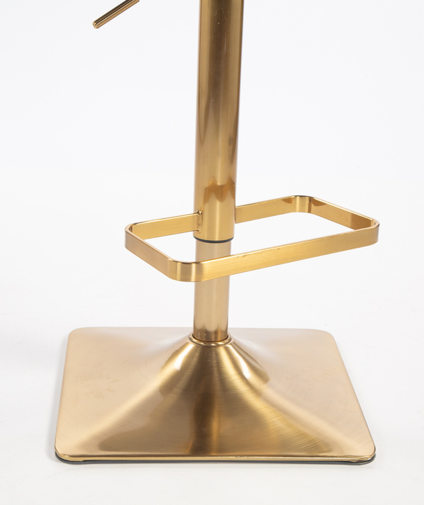 HOKER HR2055KW GRAFITOWY WELUR ZŁOTA PODSTAWA