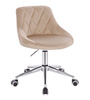 HOKER HR1054K LATTE WELUR CHROMOWANA PODSTAWA