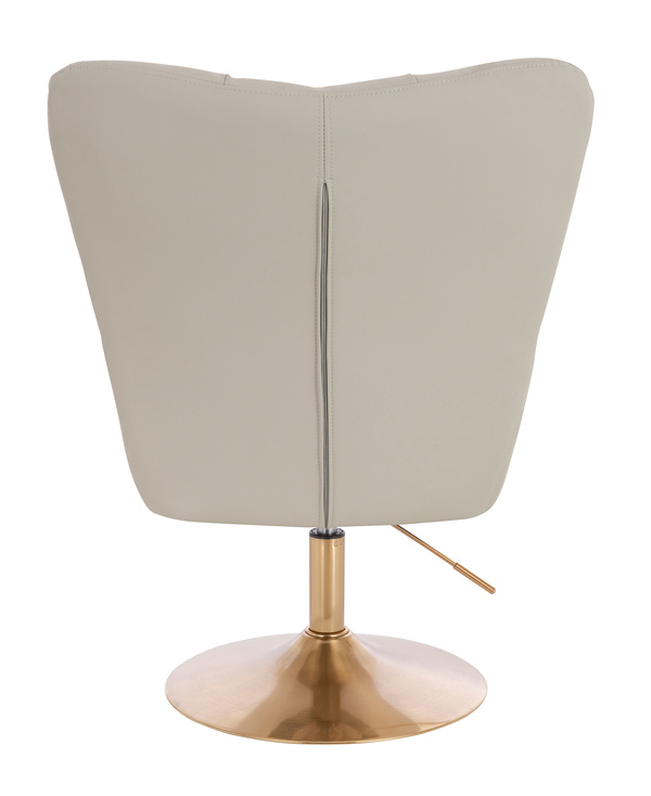 HOKER HR650N ECRU EKOSKÓRA PREMIUM SOFT ZŁOTA PODSTAWA