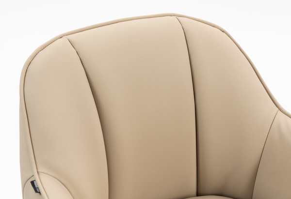 HOKER HR2055W KREMOWY CZARNA PODSTAWA