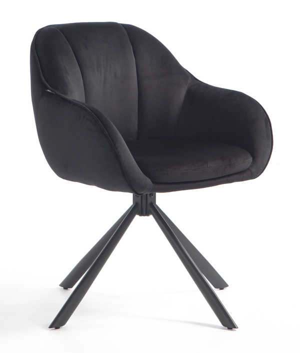 HOKER HR2055 CZARNY WELUR CZARNY PAJĄK