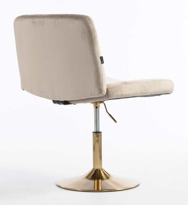 HOKER HR150N LATTE WELUR ZŁOTA PODSTAWA