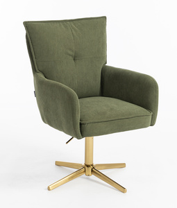 HOKER HR250CROSS ZIELONY SZAŁWIA PREMIUM CORD SZTRUKS ZŁOTA PODSTAWA