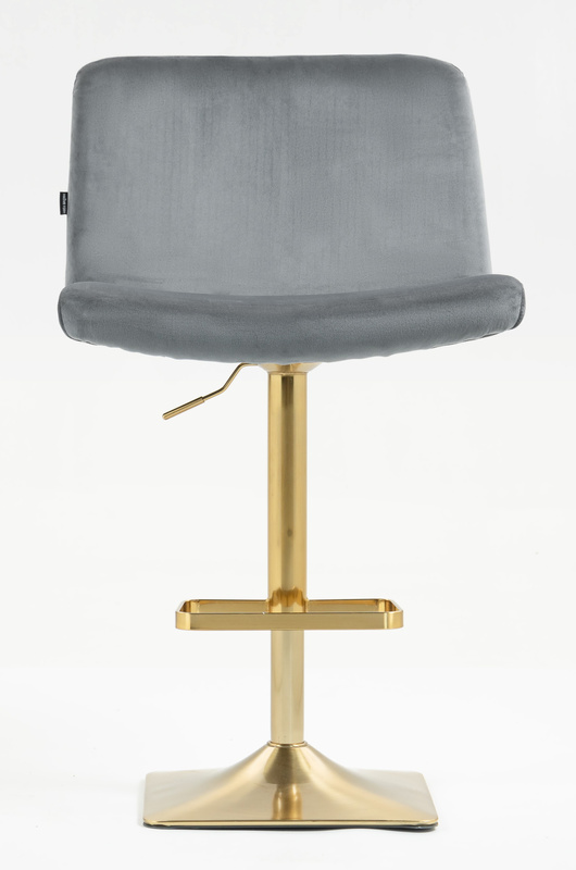 HOKER HR150KW GRAFITOWY WELUR ZŁOTA PODSTAWA