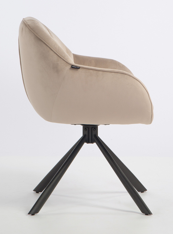 HOKER HR2055 LATTE WELUR CZARNY PAJĄK