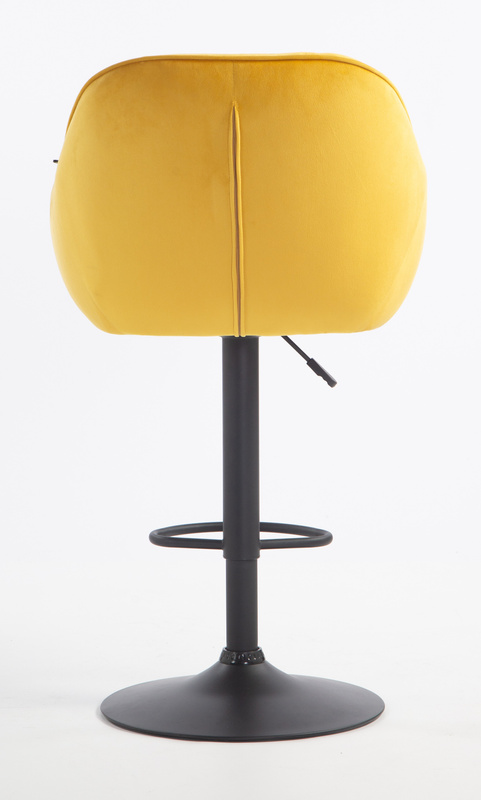 HOKER HR2055W ŻÓŁTY WELUR CZARNA PODSTAWA