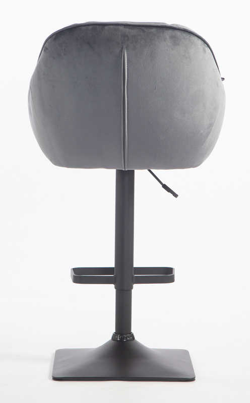 HOKER HR2055KW GRAFITOWY WELUR CZARNA PODSTAWA