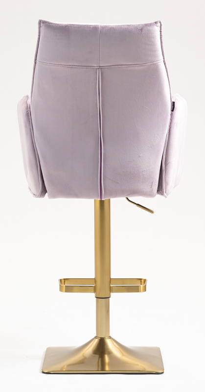 FOTEL HR280KW WRZOSOWY WELUR ZŁOTA PODSTAWA