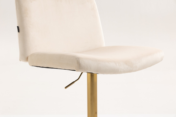 HOKER HR150KW KREMOWY WELUR ZŁOTA PODSTAWA