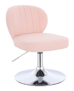 HOKER HR193N PUDROWY RÓŻ BARANEK CHROMOWANA PODSTAWA