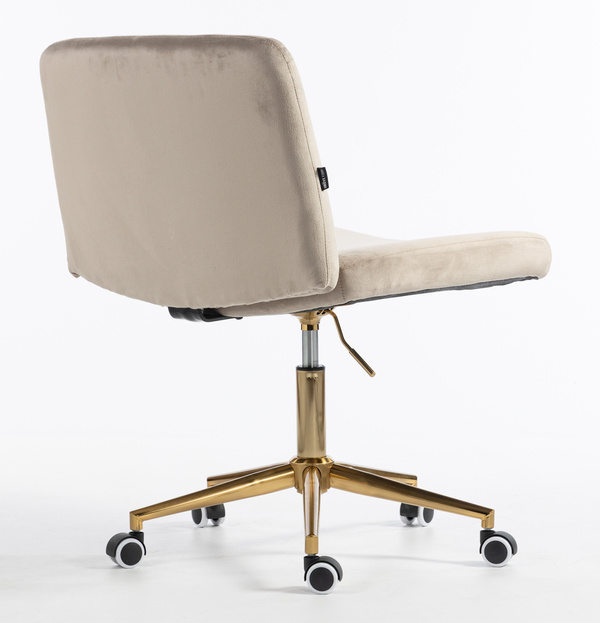 HOKER HR150K LATTE WELUR ZŁOTA PODSTAWA