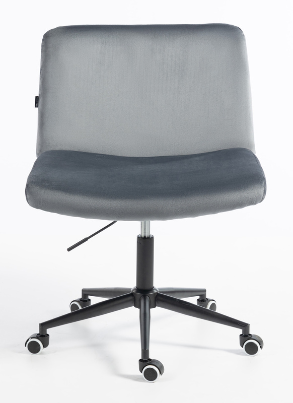 HOKER HR150K GRAFITOWY WELUR CZARNA PODSTAWA