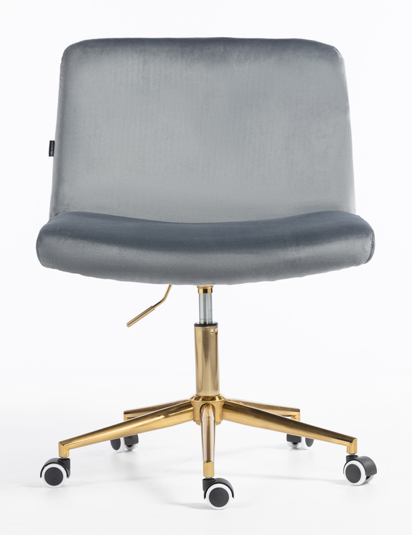 HOKER HR150K GRAFITOWY WELUR ZŁOTA PODSTAWA