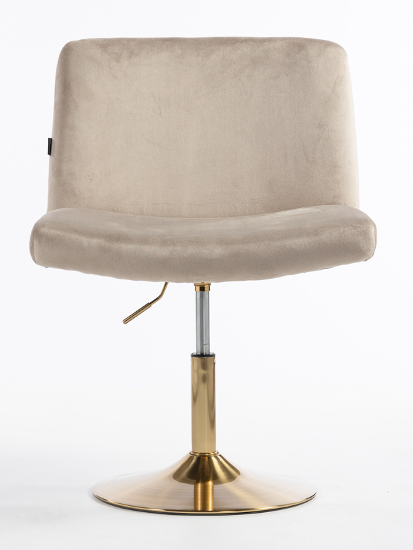 HOKER HR150N LATTE WELUR ZŁOTA PODSTAWA