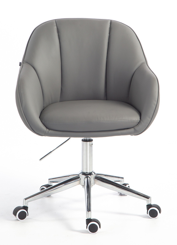 HOKER HR2055K SZARY CHROMOWANA PODSTAWA