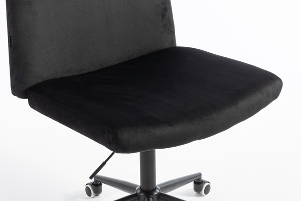 HOKER HR150K CZARNY WELUR CZARNA PODSTAWA