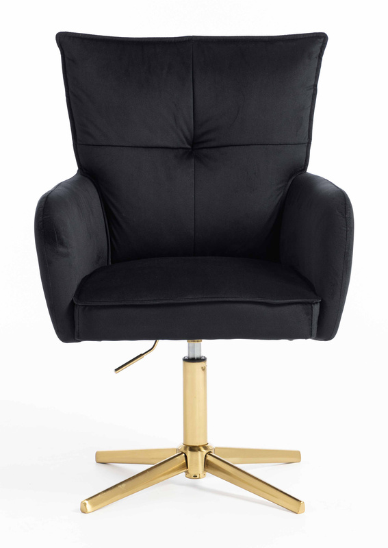 HOKER HR250CROSS CZARNY WELUR  ZŁOTA PODSTAWA