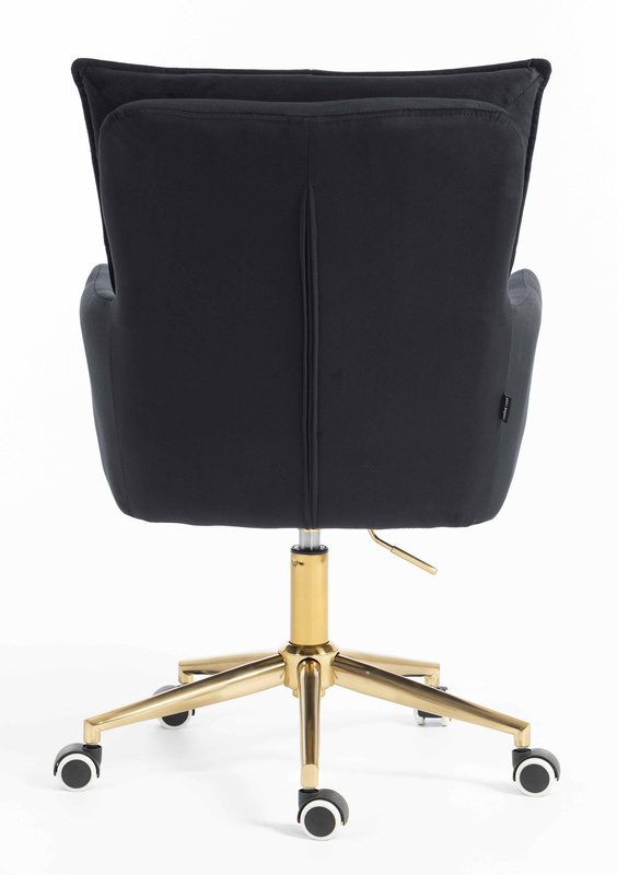 HOKER HR250K CZARNY WELUR  ZŁOTA PODSTAWA